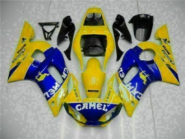 Amarelo Azul Abs Moto Plásticos R6 1998-2002