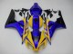 Amarelo Azul Carenagem Moto CBR 1000RR 2006-2007 Amarelo Azul Carenagem Moto CBR 1000RR 2006-2007