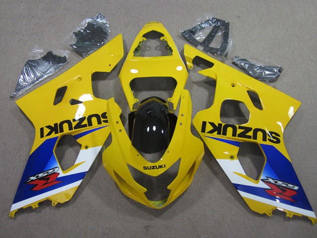 Amarelo Azul Carenagem Moto GSXR 600 K4 2004-2005
