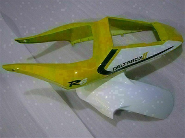Amarelo Branco Carenagem Moto R6 1998-2002 Amarelo Branco Carenagem Moto R6 1998-2002