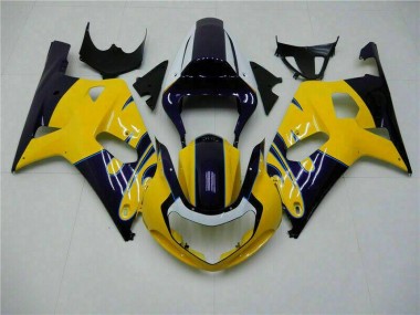 Amarelo Moto Plástico GSXR 600 / 750 K1 K2 K3 2001-2003