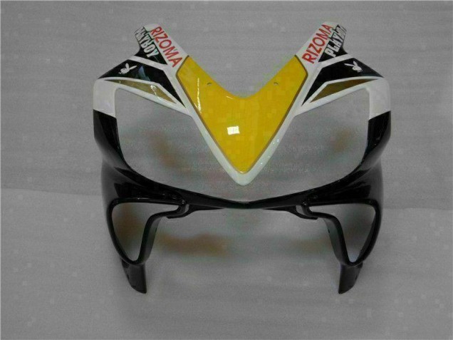 Amarelo Prata Preto Playboy Carenagem Moto CBR 600 F4i 2001-2003 Amarelo Prata Preto Playboy Carenagem Moto CBR 600 F4i 2001-2003