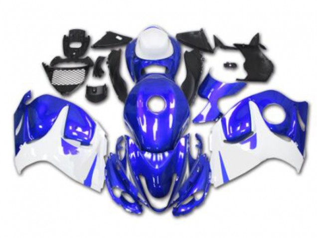 Azul Branco Abs Kits Completos Carenagem Moto GSXR 1300 Hayabusa 2008-2019 Azul Branco Abs Kits Completos Carenagem Moto GSXR 1300 Hayabusa 2008-2019