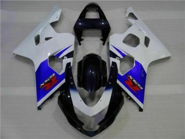 Azul Branco Kit Carenagem Moto GSXR 600 / 750 K4 2004-2005