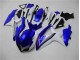 Azul Branco Kit Completo Carenagem Moto GSXR 600 / 750 K8 2008-2010