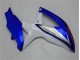 Azul Branco Kit Completo Carenagem Moto GSXR 600 / 750 K8 2008-2010