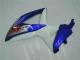 Azul Branco Moto Plásticos GSXR 600 / 750 K8 2008-2010 Azul Branco Moto Plásticos GSXR 600 / 750 K8 2008-2010