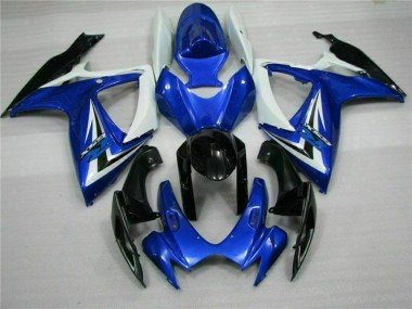 Azul Carroçaria Moto GSXR 600 / 750 K6 2006-2007