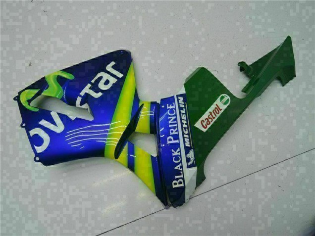 Azul Kit Carenagem Moto CBR 600RR 2005-2006 Azul Kit Carenagem Moto CBR 600RR 2005-2006