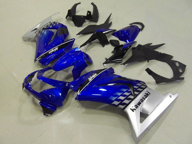 Azul Kit Carenagem Moto ZX 250R 2008-2012 Azul Kit Carenagem Moto ZX 250R 2008-2012