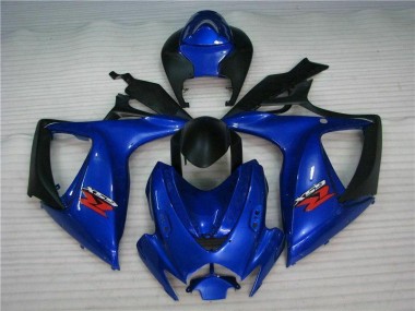 Azul Moto Plásticos GSXR 600 / 750 K6 2006-2007