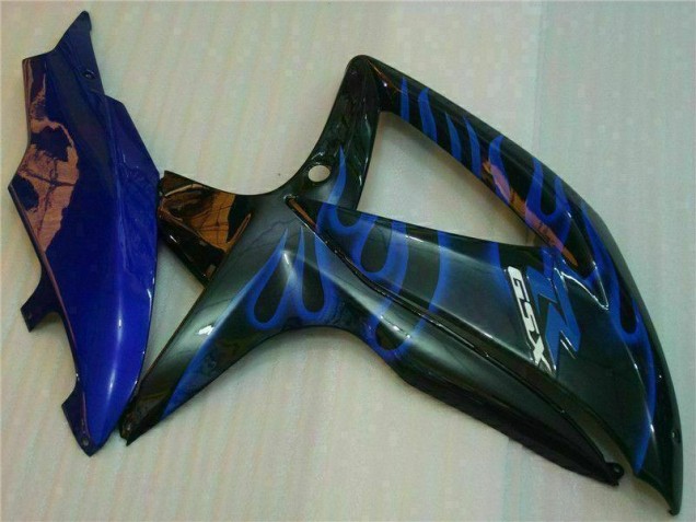 Azul Preto Abs Kits Completos Carenagem Moto GSXR 600 / 750 K8 2008-2010 Azul Preto Abs Kits Completos Carenagem Moto GSXR 600 / 750 K8 2008-2010