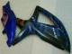 Azul Preto Abs Kits Completos Carenagem Moto GSXR 600 / 750 K8 2008-2010 Azul Preto Abs Kits Completos Carenagem Moto GSXR 600 / 750 K8 2008-2010