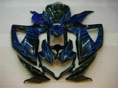 Azul Preto Abs Kits Completos Carenagem Moto GSXR 600 / 750 K8 2008-2010