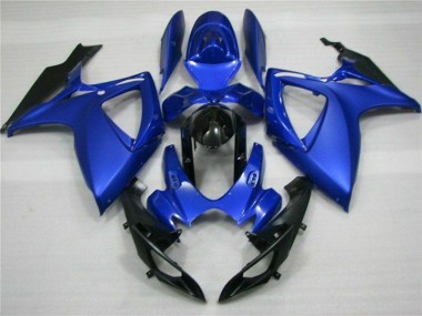 Azul Preto Abs Moto Plásticos GSXR 600 / 750 K6 2006-2007
