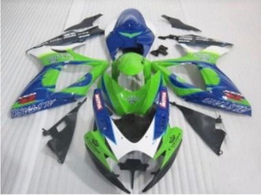 Azul Verde Carenagem Moto GSXR 600 / 750 K8 2008-2010
