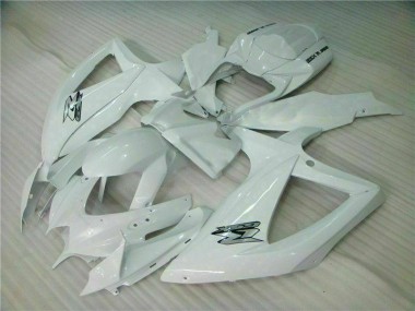 Branco Abs Kits Completos Carenagem Moto GSXR 600 / 750 K8 2008-2010