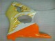 Branco Amarelo Chama Carenagem Moto ZX6R 2000-2002 Branco Amarelo Chama Carenagem Moto ZX6R 2000-2002