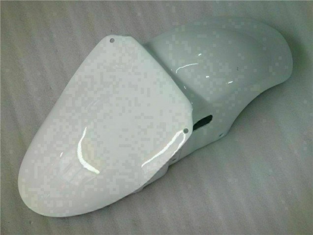 Branco Amarelo Chama Carenagem Moto ZX6R 2000-2002 Branco Amarelo Chama Carenagem Moto ZX6R 2000-2002