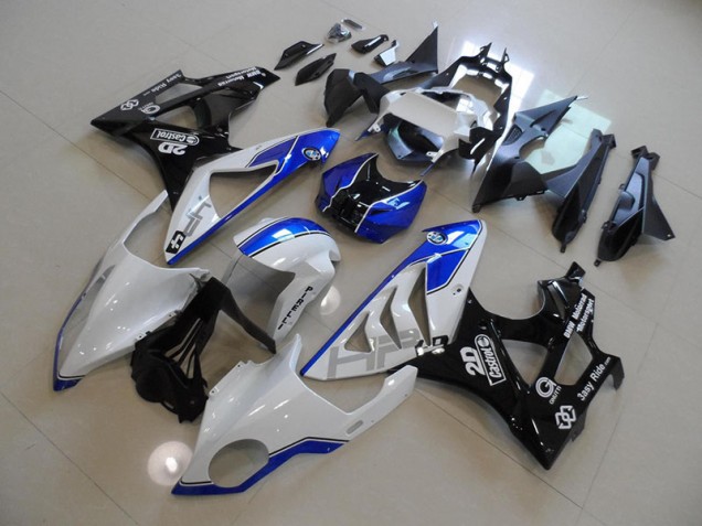 Branco Azul Abs Moto Plásticos S1000RR 2009-2014