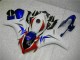 Branco Azul Carroçaria Moto CBR 1000RR 2008-2011 Branco Azul Carroçaria Moto CBR 1000RR 2008-2011