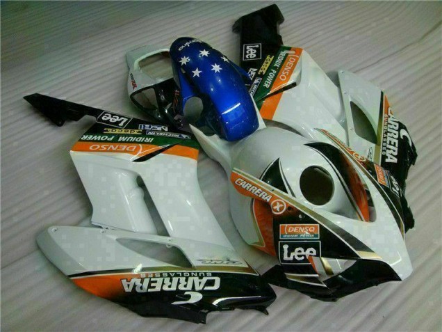 Branco Azul Kit Carenagem Moto CBR 1000RR 2004-2005