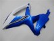 Branco Azul Kit Carenagem Moto GSXR 600 / 750 K8 2008-2010 Branco Azul Kit Carenagem Moto GSXR 600 / 750 K8 2008-2010