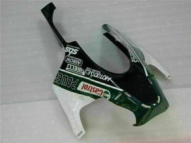 Branco Castrol 4 Carenagem Moto CBR 1000RR 2008-2011 Branco Castrol 4 Carenagem Moto CBR 1000RR 2008-2011