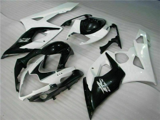 Branco Preto Abs Kits Carenagem Moto GSXR 1000 K5 2005-2006 Branco Preto Abs Kits Carenagem Moto GSXR 1000 K5 2005-2006
