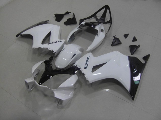 Branco Preto Abs Motocicleta Plásticos VFR 800 2002-2013 Branco Preto Abs Motocicleta Plásticos VFR 800 2002-2013