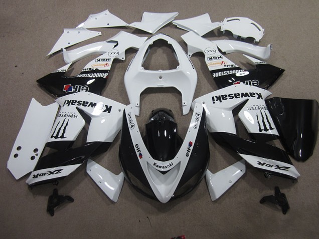 Branco Touch4 Monster Carenagem Moto ZX10R 2006-2007