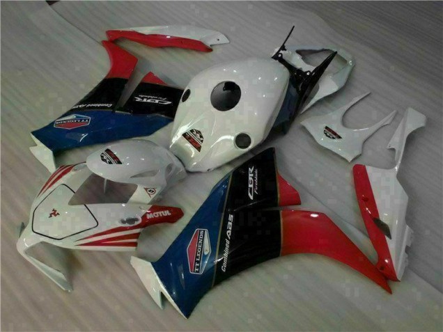 Branco Vermelho Carenagem Moto CBR 1000RR 2012-2016