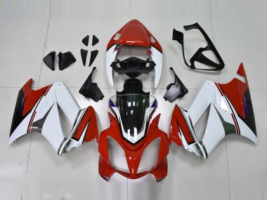 Branco Vermelho Carenagem Moto VFR 800 2002-2013