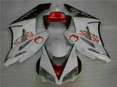 Branco Vermelho Kit Carenagem Moto CBR 1000RR 2004-2005