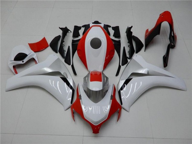 Branco Vermelho Moto Plástico CBR 1000RR 2008-2011 Branco Vermelho Moto Plástico CBR 1000RR 2008-2011