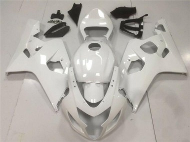 Brilhante Branco Carenagem Moto GSXR 600 / 750 K4 2004-2005