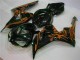 Castanho Preto Carenagem Moto CBR 1000RR 2006-2007