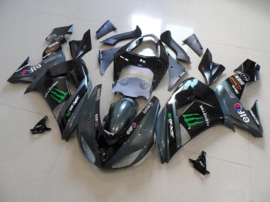 Cinzento Monster Carenagem Moto ZX10R 2006-2007
