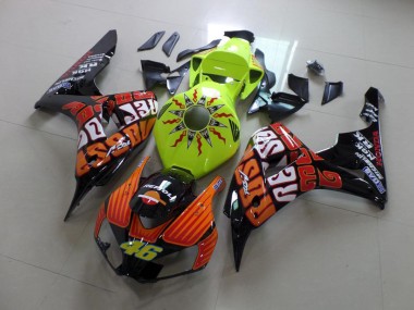 Fluro Rossi Carenagem Moto CBR 1000RR 2006-2007