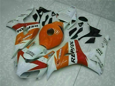 Laranja Branco Repsol Carenagem Moto CBR 1000RR 2004-2005