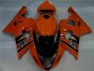 Laranja Preto Kits Completo Carenagem Moto GSXR 600 / 750 K4 2004-2005