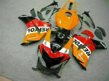 Laranja Repsol Abs Kits Carenagem Moto CBR 1000RR 2008-2011