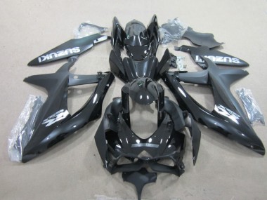 Preto Abs Moto Plástico GSXR 600 K8 2008-2010