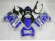 Preto Azul Kit Carenagem Moto EX250 2008-2012 Preto Azul Kit Carenagem Moto EX250 2008-2012