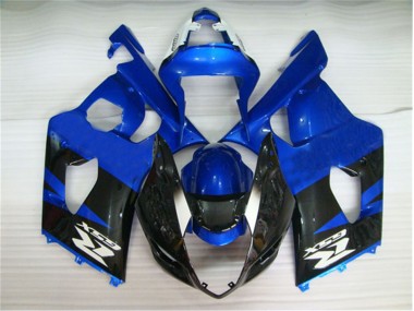 Preto Azul Kits Carenagem Moto GSXR 1000 K5 2005-2006