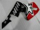 Preto Branco 11 Carenagem Moto CBR 600RR 2003-2004
