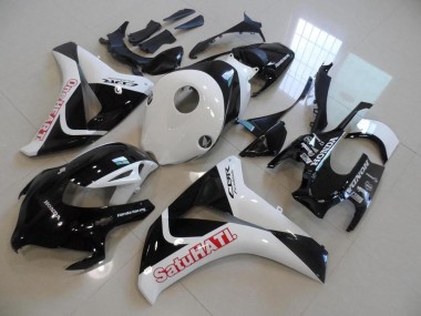 Preto Branco Satuhati Carenagem Moto CBR 1000RR 2008-2011