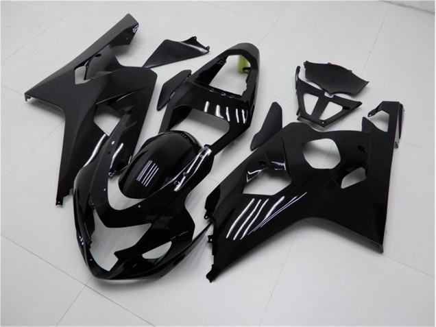Preto Brilhante Carenagem Moto GSXR 600 / 750 K4 2004-2005 Preto Brilhante Carenagem Moto GSXR 600 / 750 K4 2004-2005