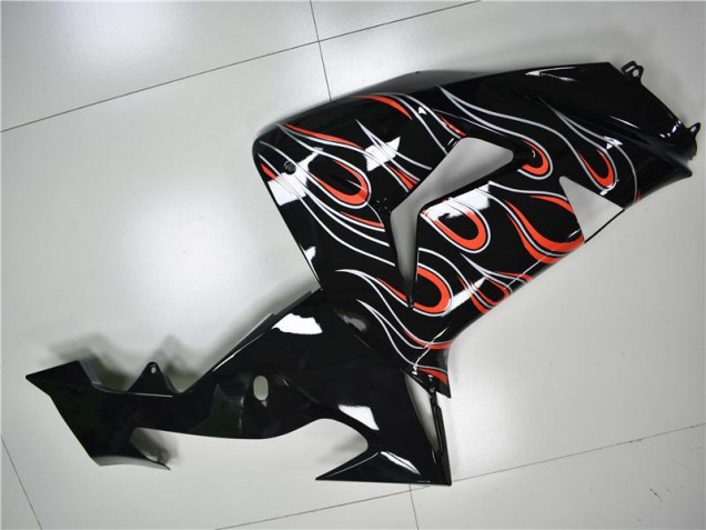 Preto Cinzento Vermelho Carenagem Moto ZX10R 2008-2010 Preto Cinzento Vermelho Carenagem Moto ZX10R 2008-2010