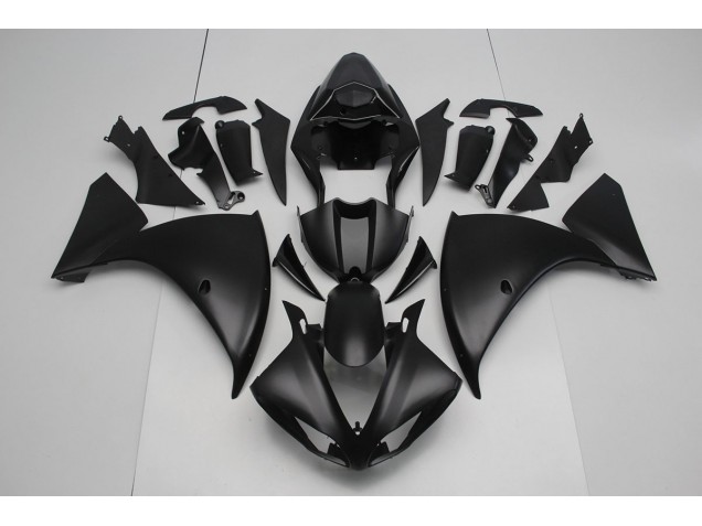 Preto Fosco Kits Carenagem Moto R1 2012-2014